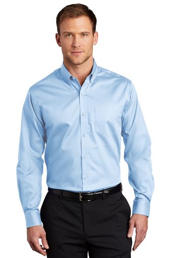 Port Authority Adult Unisex SuperPro Long Sleeve Twill Dress Shirt